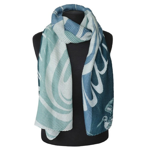 Blue Heron Hailsa/Heiltsuk Scarf | Native Northwest | boogie + birdie
