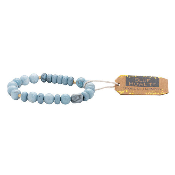 Blue Howlite Stone Stacking Bracelet | Scout | boogie + birdie