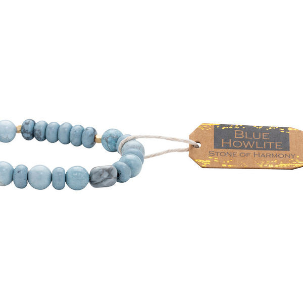 Blue Howlite Stone Stacking Bracelet | Scout | boogie + birdie