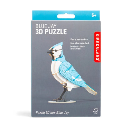 3D Blue Jay Puzzle | Kikkerland | boogie + birdie