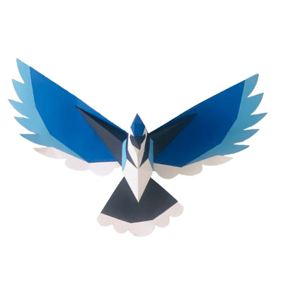 Bluejay 3D Paper Craft Kit | Poly Paper Craft | boogie + birdie
