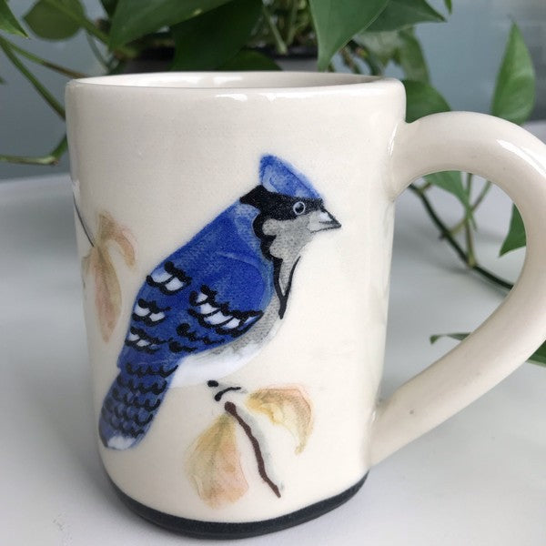Blue Jay Mug | Susan Robertson Pottery | boogie + birdie
