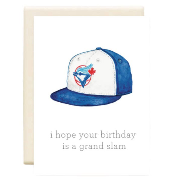 Blue Jays Cap Birthday Card | Inkwell Cards | boogie + birdie