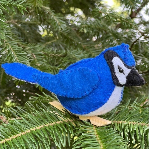 Bluejay Ornament Sewing Craft Kit | Set of 2 | Genius Premium | boogie + birdie
