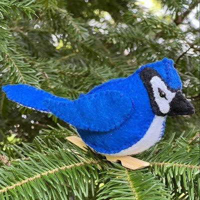 Bluejay Ornament Sewing Craft Kit | Set of 2 | Genius Premium | boogie + birdie
