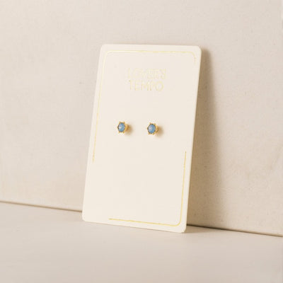 Blue Opal Astrid Studs | Jewellery | boogie + birdie