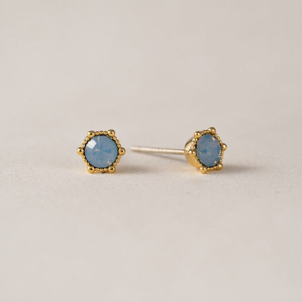 Blue Opal Astrid Studs | Jewellery | boogie + birdie