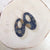 Cork Oval Starry Night Earrings | Plum Tree | boogie + birdie