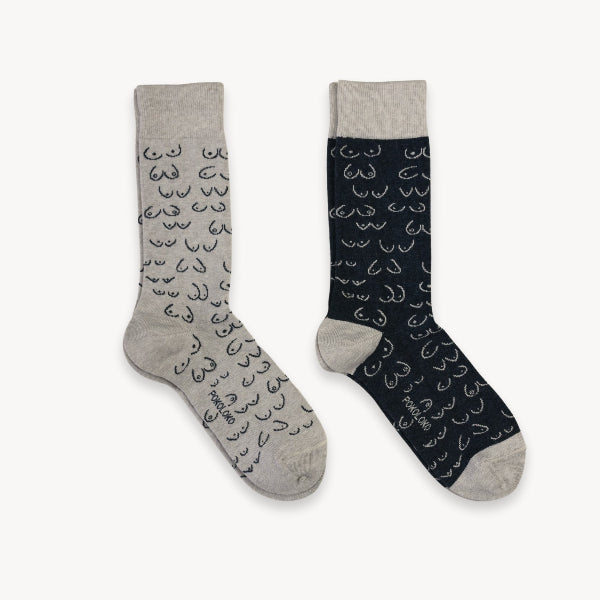 Boobies Pima Cotton Socks Pack of 2 | Pokoloko | boogie + birdie