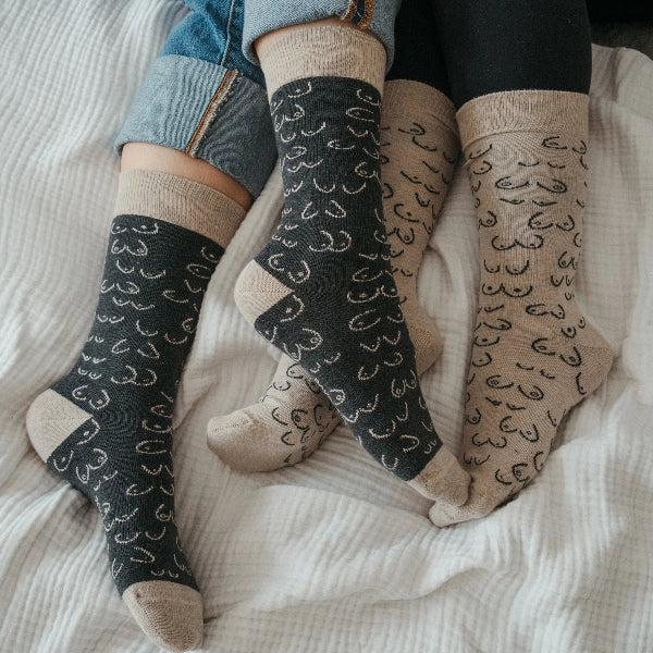 Boobies Pima Cotton Socks Pack of 2 | Pokoloko | boogie + birdie