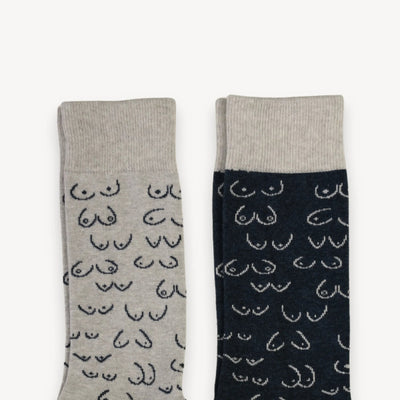 Boobies Pima Cotton Socks Pack of 2 | Pokoloko | boogie + birdie