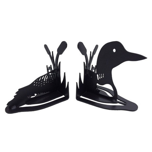 Loon Metal Book Ends | Northbound Elements | boogie + birdie