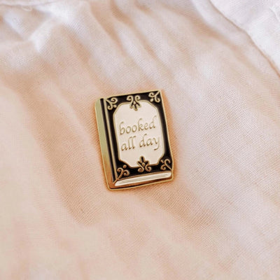 Booked All Day Enamel Pin | Mimi & August | boogie + birdie