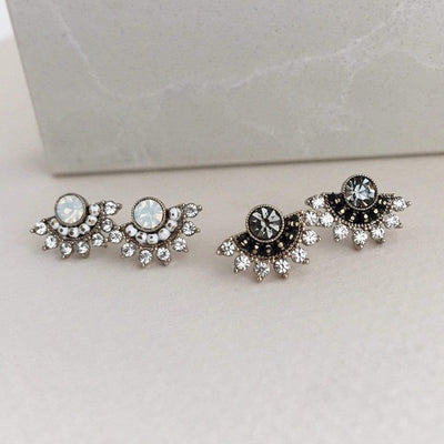 Black Diamond Nico Fan Stud Earrings | Lover's Tempo | boogie + birdie