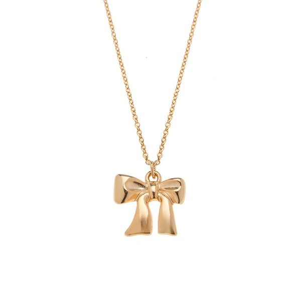 Gold Bow Necklace | Foxy Originals | boogie+birdie