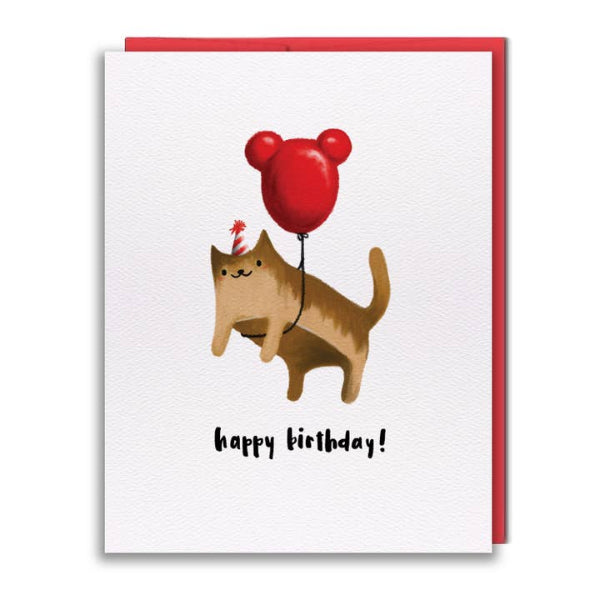 Breadcat & Balloon Birthday Card | studio vcky | boogie + birdie