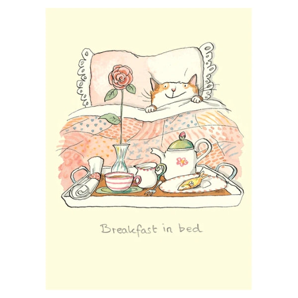 Breakfast in Bed Mother's Day Card | Greeting Cards | boogie + birdie
