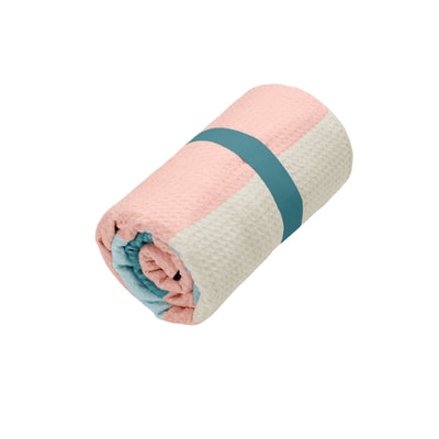 Brohm Logo Pink/Green Towel (TAU6571-6225) | tentree | boogie + birdie