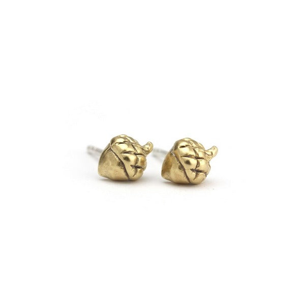 Bronze Acorn Stud Earrings | Marmalade Designs | boogie + birdie