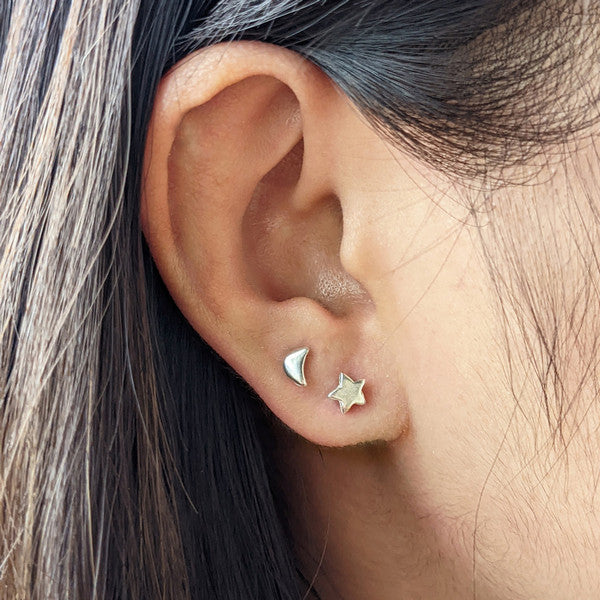 Bronze Moon & Star Earrings  | Marmalade | boogie + birdie