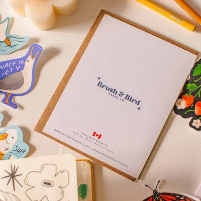 Chickadee Christmas Card | Brush + Bird Paper Co. | boogie + birdie