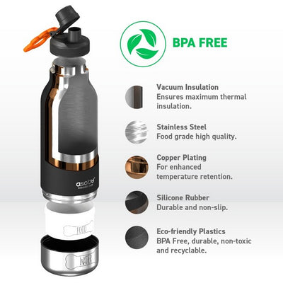 Pastel Blue Buddy Water Bottle | asobu Bottles | boogie + birdie