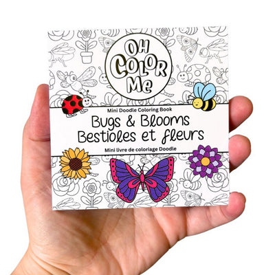 Bugs & Bloom Mini Colouring Book | Oh Color Me | boogie + birdie