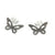 Butterfly Studs | Argent Whimsy | boogie + birdie