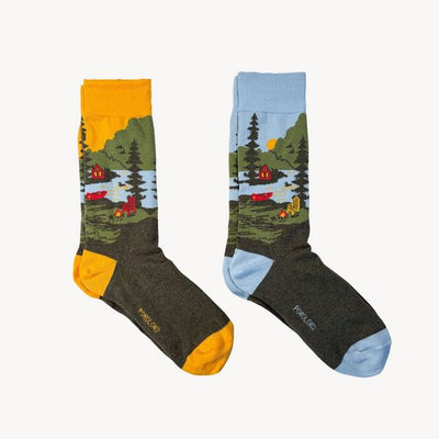 Cabin Pima Cotton Socks | Pack of 2 | Pokoloko | boogie + birdie