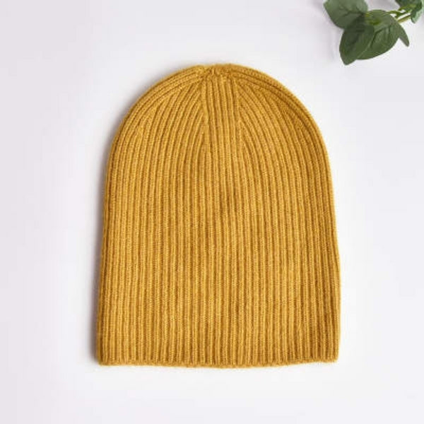 Mustard Cable Knit Beanie | Accessories | boogie + birdie