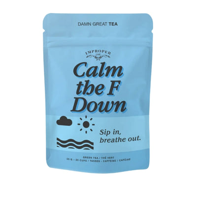 Calm the F Down Loose Leaf Tea Pouch | Improper Tea | boogie + birdie