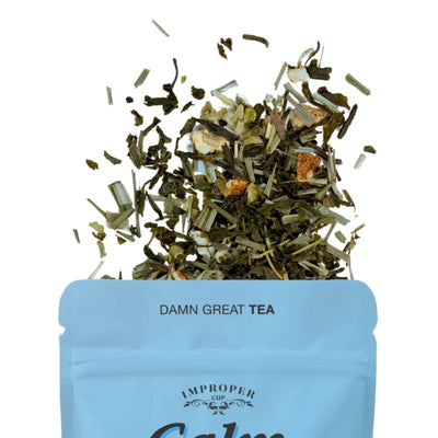 Calm the F Down Loose Leaf Tea Pouch | Improper Tea | boogie + birdie