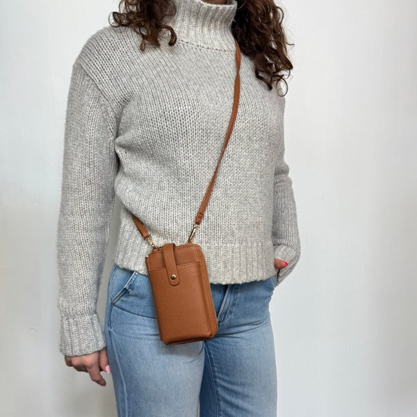 Pastel Camel Smartphone Crossbody Pouch | espe vegan bags | boogie+birdie