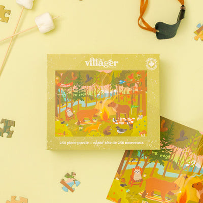 Camp Canadiana 250 Piece Puzzle | Villager Puzzles | boogie + birdie