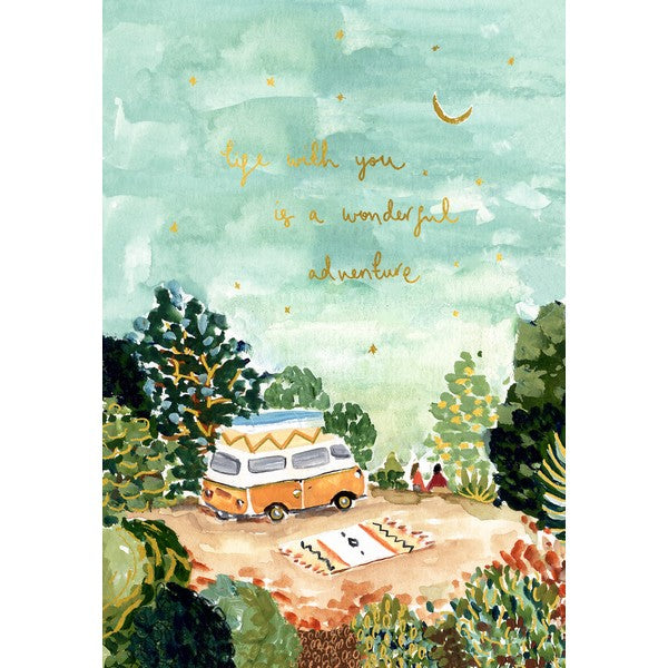 Campervan Love Card | Louise Mulgrew | boogie + birdie