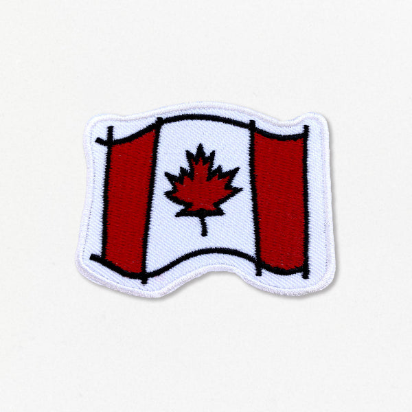 Canadian Flag Iron-On Patch | carolyndraws | boogie + birdie