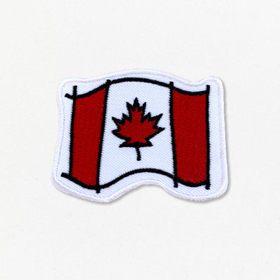 Canadian Flag Iron-On Patch | carolyndraws | boogie + birdie