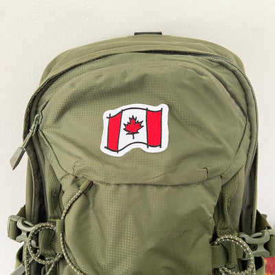 Canadian Flag Iron On Patch