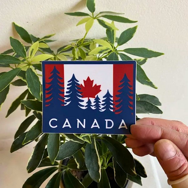 Canada Flag Trees Sticker | Stickers Northwest | boogie + birdie

