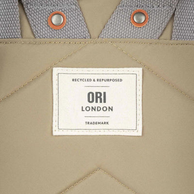 Taupe Canfield Roll Top Backpack | Ori London | boogie + birdie
