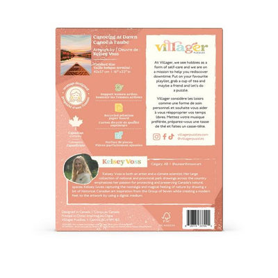 Canoeing at Dawn Puzzle (VPCANO01) | Villager Puzzles | boogie + birdie