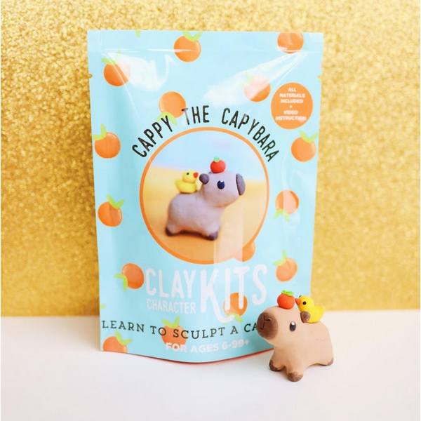 DIY Capybara Polymer Clay Kit | The Make Studio | boogie + birdie