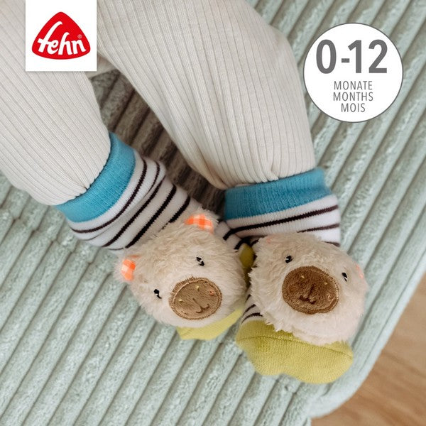Capybara Rattle Socks | Fehn | boogie + birdie

