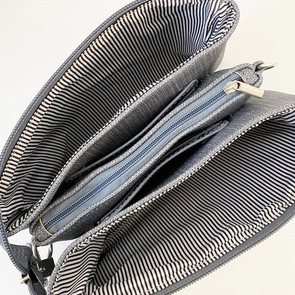 Mint Multi-Pocket Crossbody | Caracol | boogie + birdie