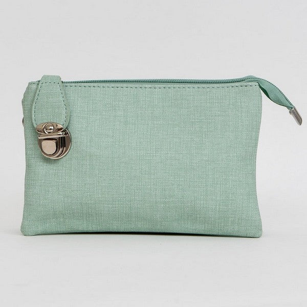 Mint Multi-Pocket Crossbody | Caracol | boogie + birdie