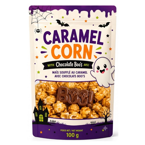 Caramel Popcorn with Chocolate Boos | anDea Chocolate | boogie + birdie