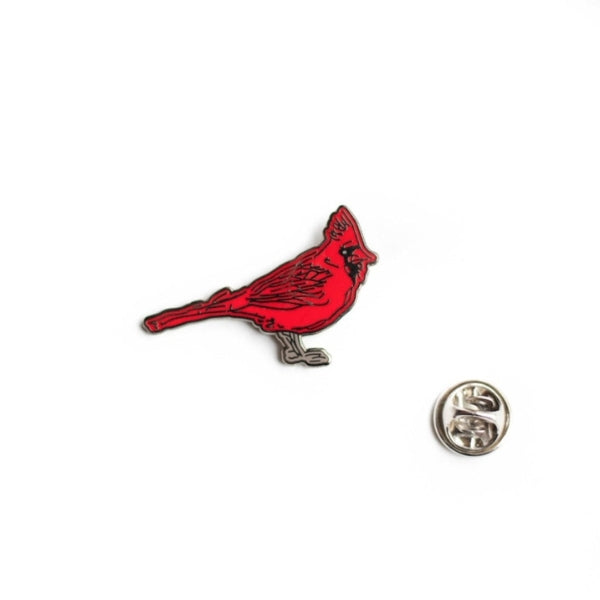 Cardinal Enamel Pin | Keychains & Pins | boogie + birdie