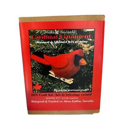 Cardinal Ornament Sewing Craft Kit | Set of 2 | Genius Premium | boogie + birdie