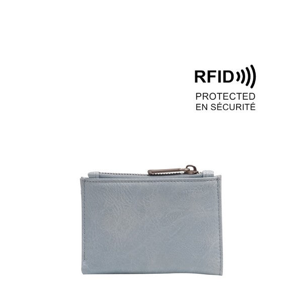 Carla Blue Wallet | S-Q | boogie + birdie