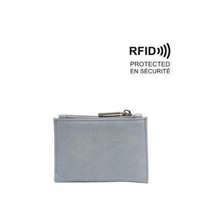 Carla Blue Wallet | S-Q | boogie + birdie